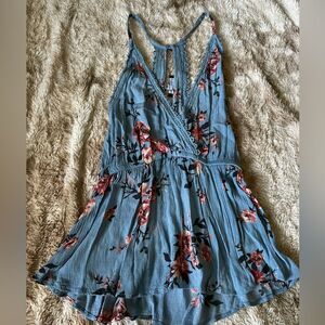 Kendall & Kylia Floral Peplum Tank Top